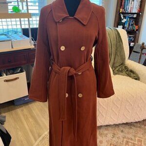 Custom Coffee Brown Trench Coat